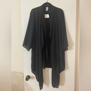 2XL Black Cardigan